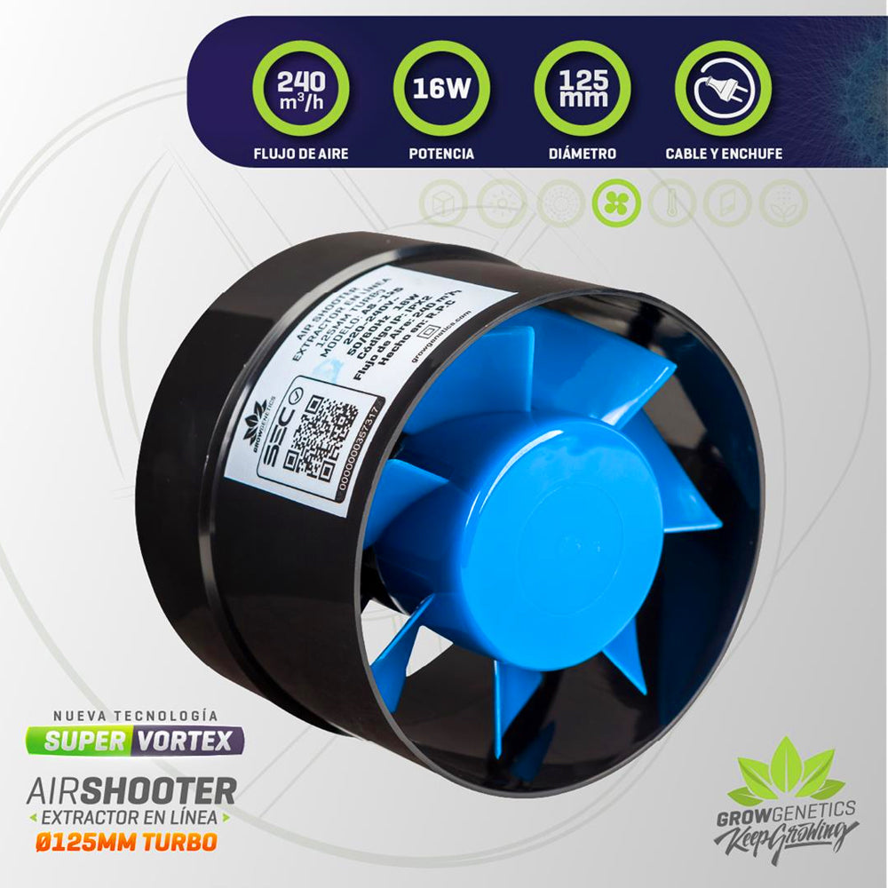 EXTRACTOR EN LINEA 125MM GROW GENETICS-1