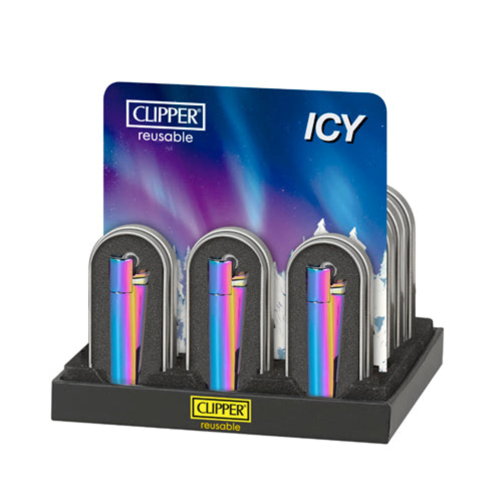ENCENDEDOR CLIPPER METALICO ICY-2