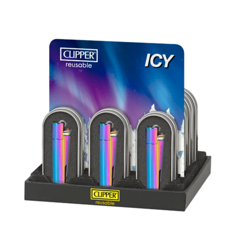 ENCENDEDOR CLIPPER METALICO ICY-2