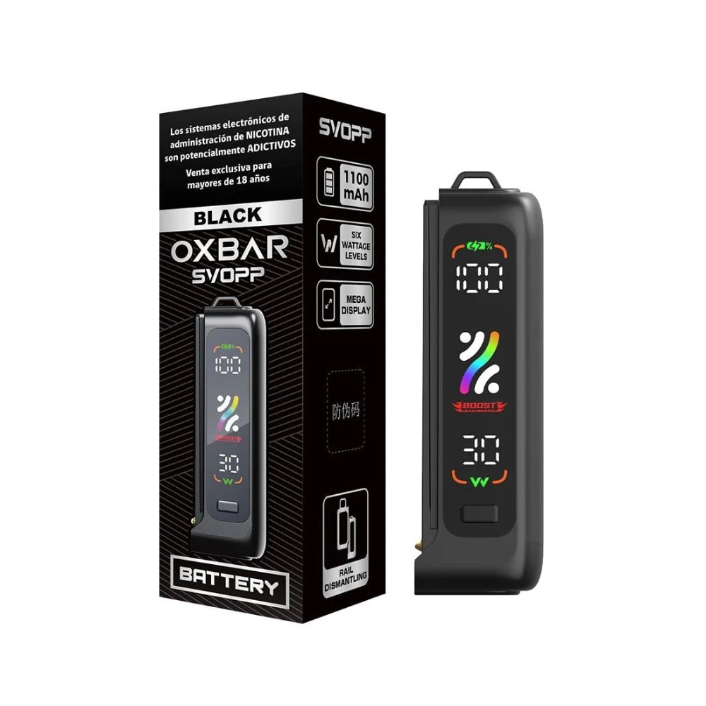 BATERIA OXBAR SVOPP BLACK - OXBAR