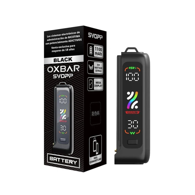 BATERIA OXBAR SVOPP BLACK - OXBAR-1