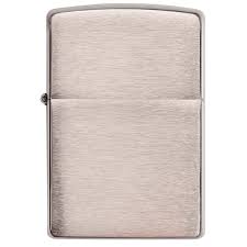 ENCENDEDOR BRUSHED FINISH CHROME-ZIPPO-1