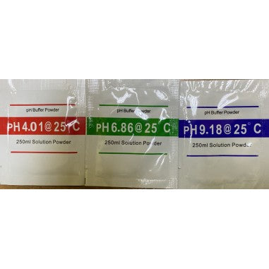 KIT MEDIDOR CALIBRADOR PH (PH 4.01 / PH6.86 / PH9.18 25°C)