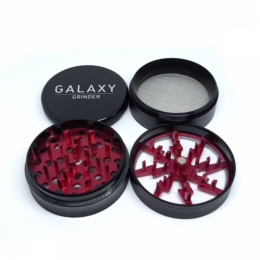 LIGHTNING GRINDER ROJO 63MM - GALAXY-2