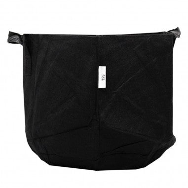 MACETA TEXTIL NEGRA 56L - KASVI