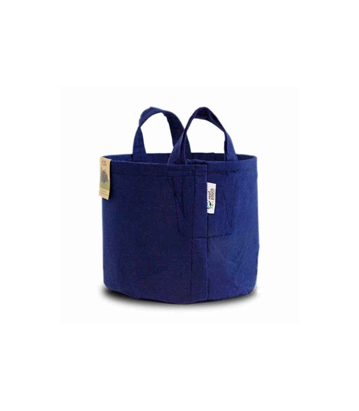 MACETA ROOT POUCH AZUL 16LT 28X26CM CON ASAS-1