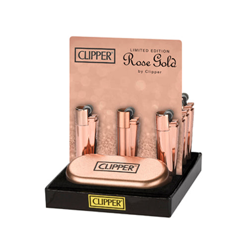ENCENDEDOR CLIPPER METALICO ROSE GOLD