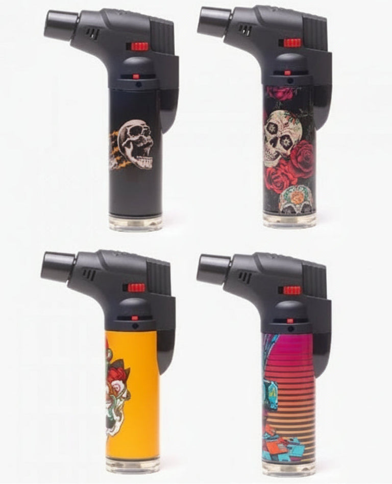 SOPLETE BERNIE SKULL & ROSES II - SPECIAL BLUE-2