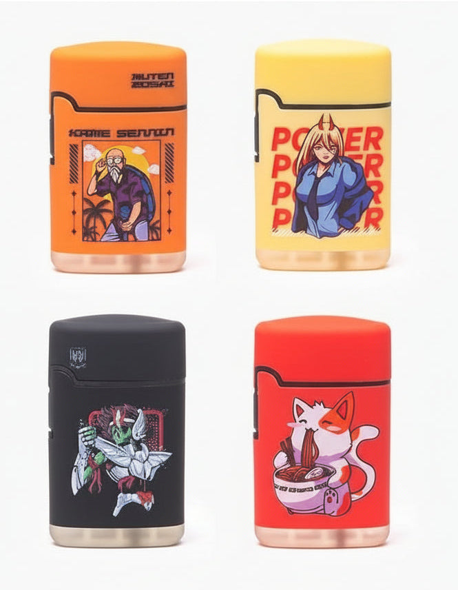 ENCENDEDOR CLASSIC RUBBER ANIME - SPECIAL BLUE