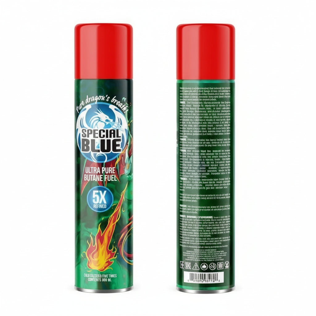 GAS BUTANO ULTRA REFINADO PREMIUM - SPECIAL BLUE