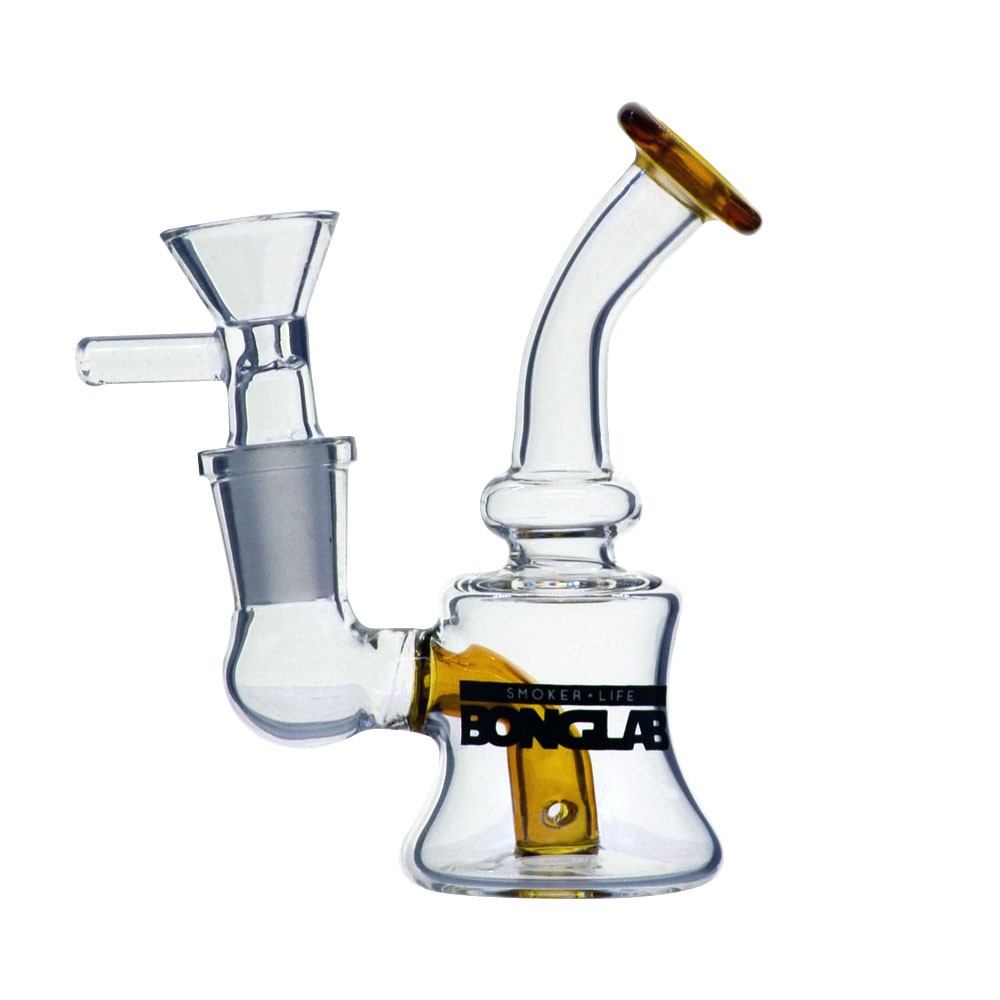 BONG TINY BELL AMBER - BONGLAB-1