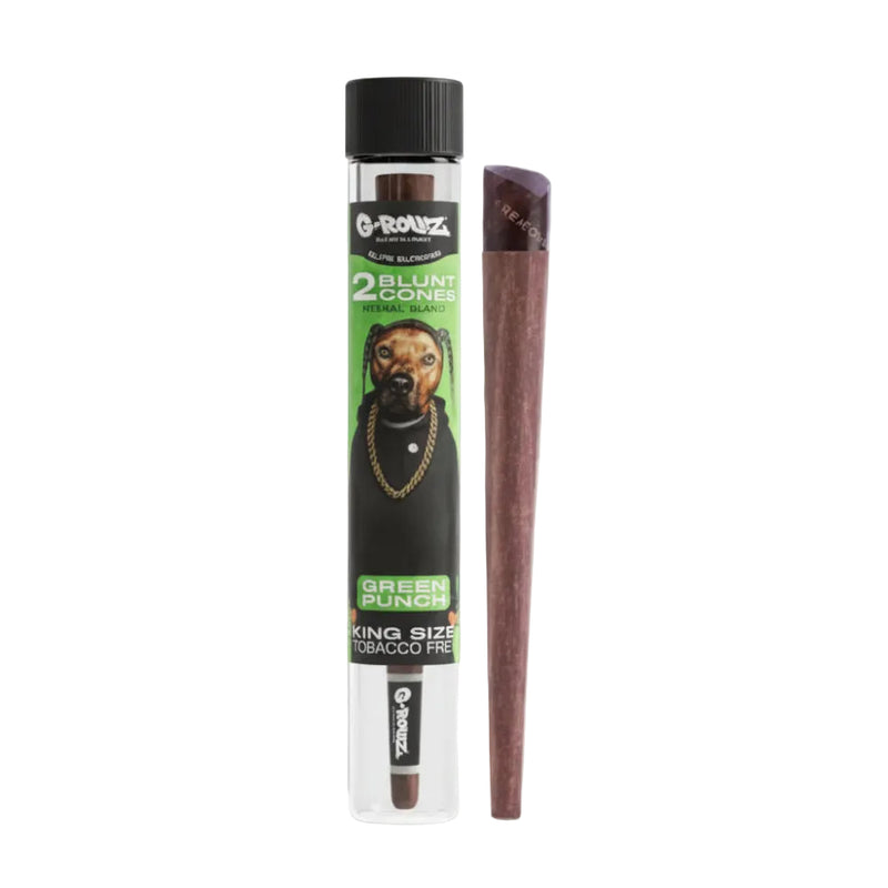 TUBO HERBAL BLUNTS X2 GREEN PUNCH G-ROLLZ-2