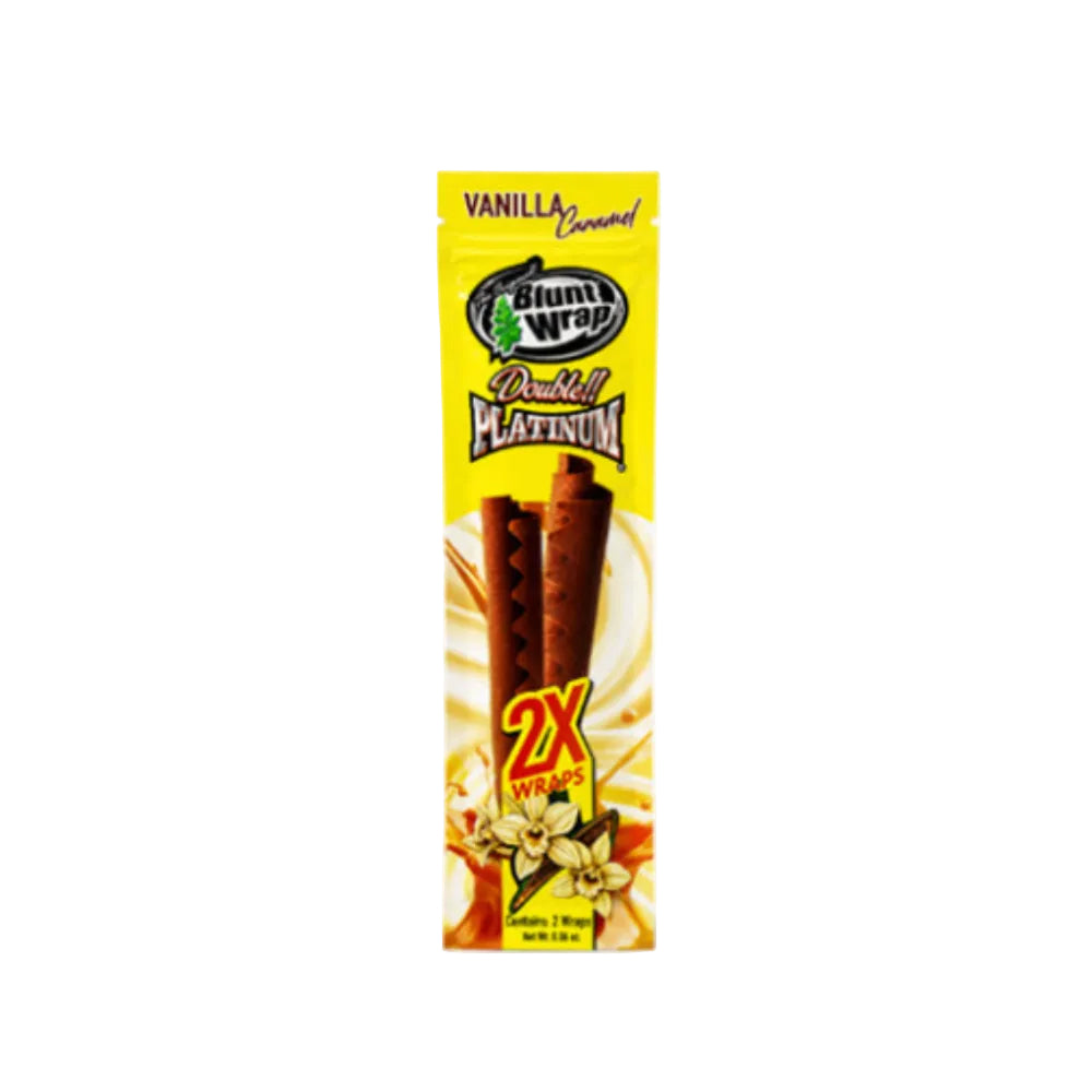 BLUNT WRAP PLATINUM X2 VAINILLA CARAMELO - BLUNT WRAP