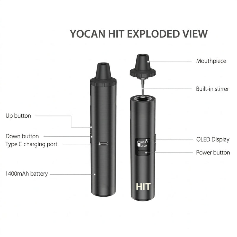 VAPORIZADOR YOCAN HIT 1 CHAMPAGNE - YOCAN-4