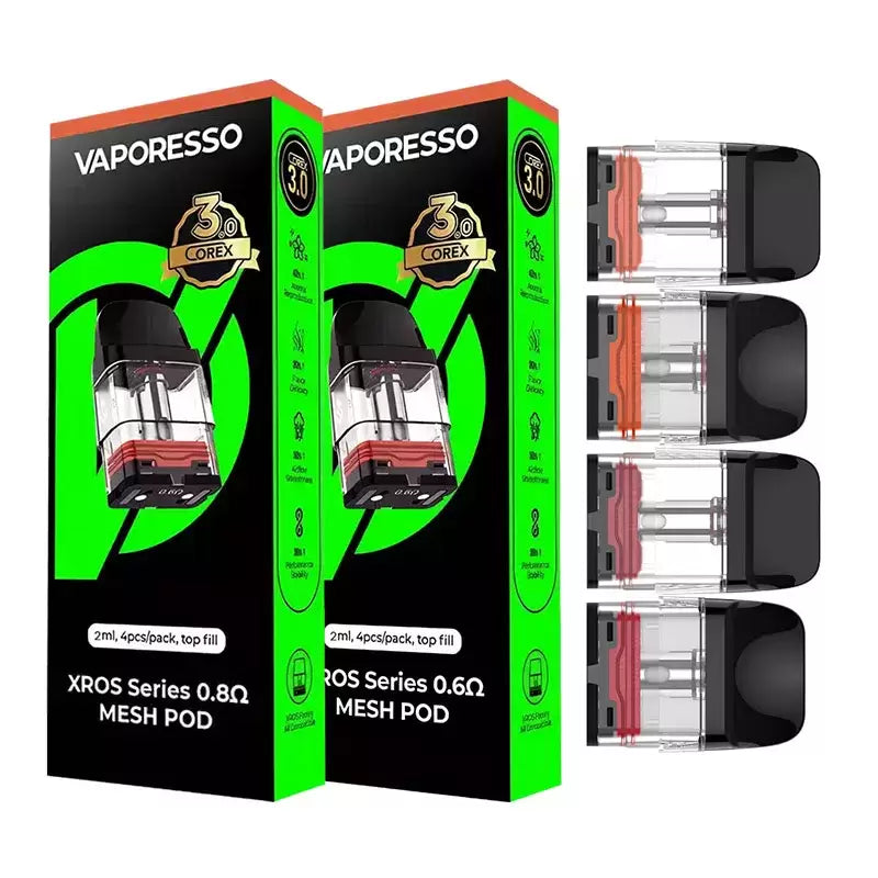 RESISTENCIAS VAPORESSO XROSS 2ML 0.6OHM COREX 3.0