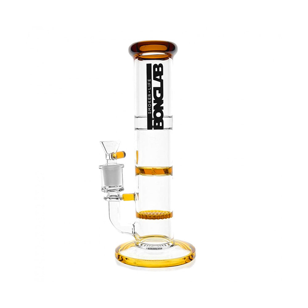BONG POCKET TWISTER AMBAR BONGLAB-1