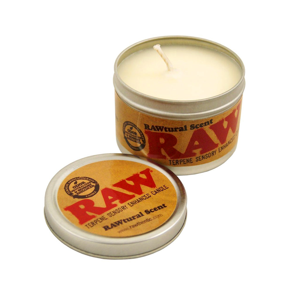 Vela RAW de cáñamo neutralizadora de olores