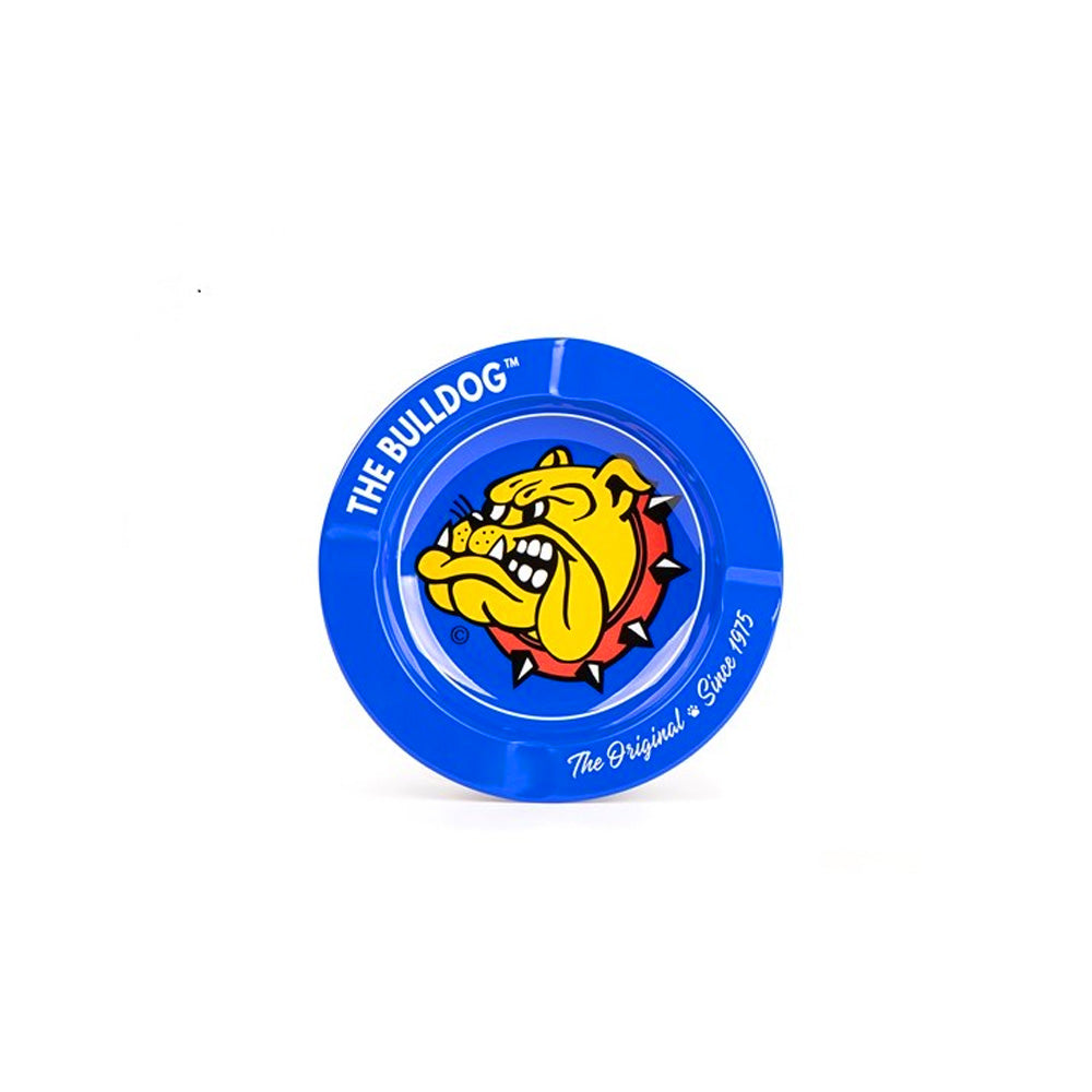 Cenicero Metalico Bulldog azul-1