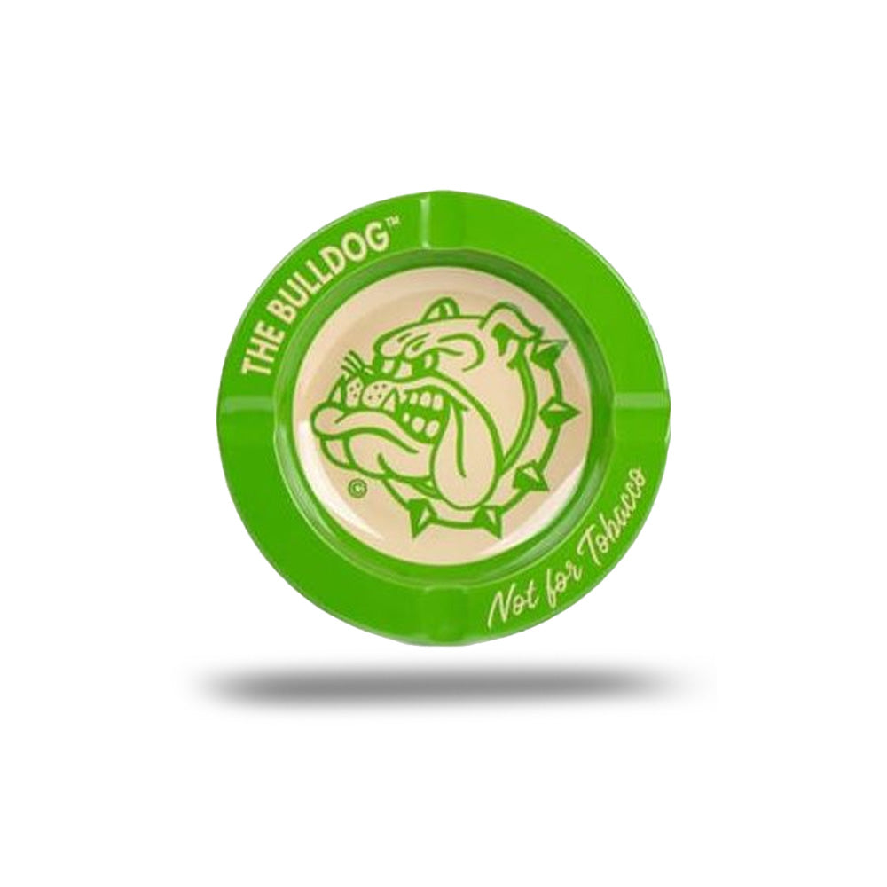 Cenicero Metalico Bulldog Verde no tabaco-1