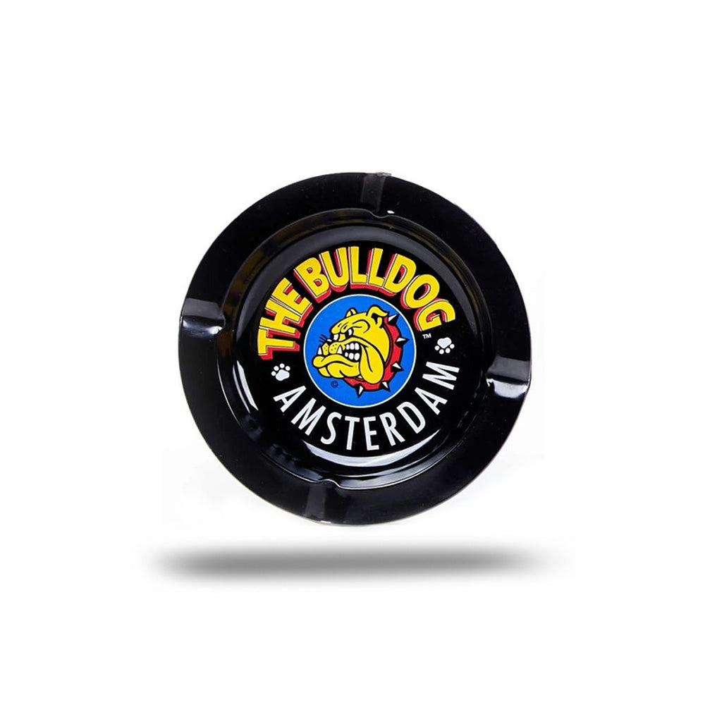 Cenicero Metalico Bulldog negro