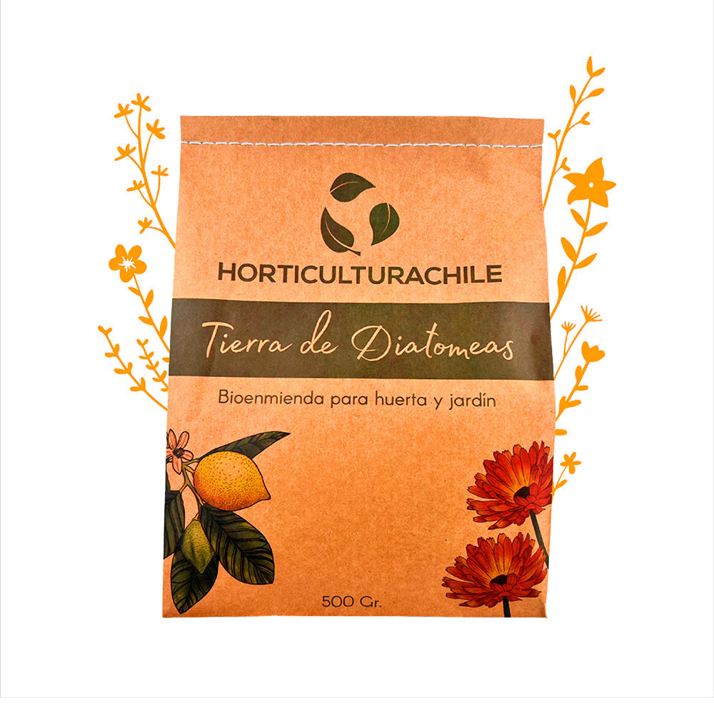 TIERRA DE DIATOMEAS 500GR HORTICULTURA CHILE