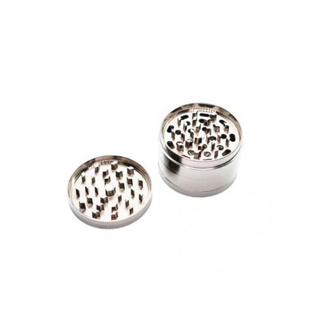 Moledor Aluminio 4 Piezas PLATA 63mm