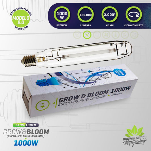 Ampolleta Grow and Bloom 1000W GROW GENETICS