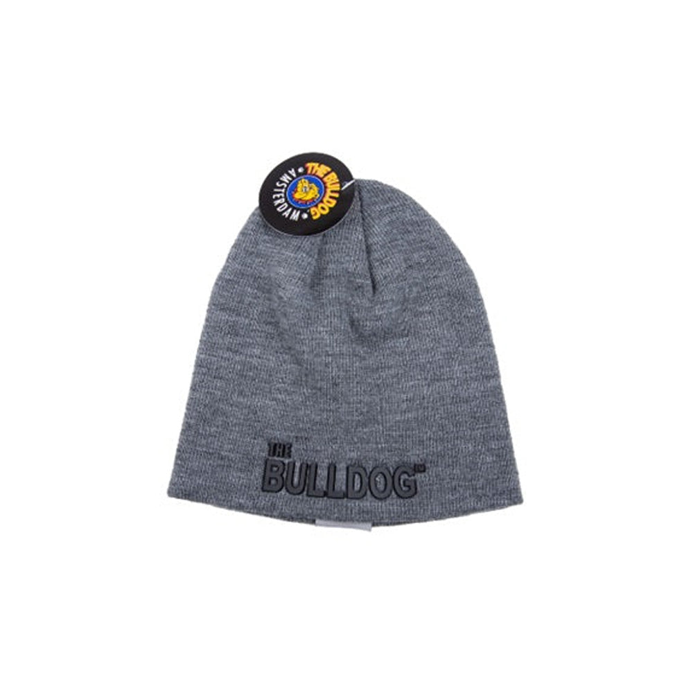 GORRO DE LANA GRIS THE BULLDOG-1