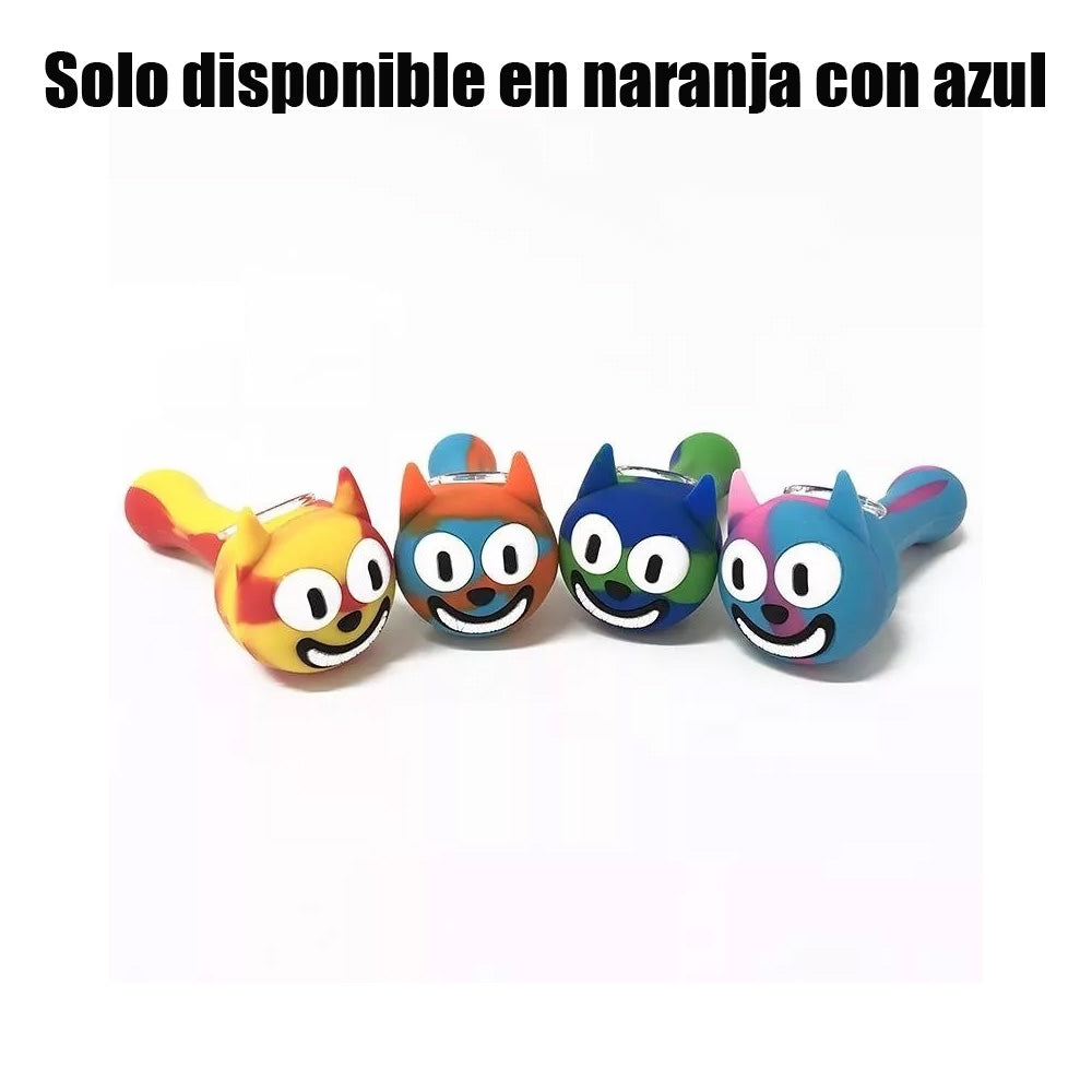 PIPA SILICONA GATO SONRIENTE-1
