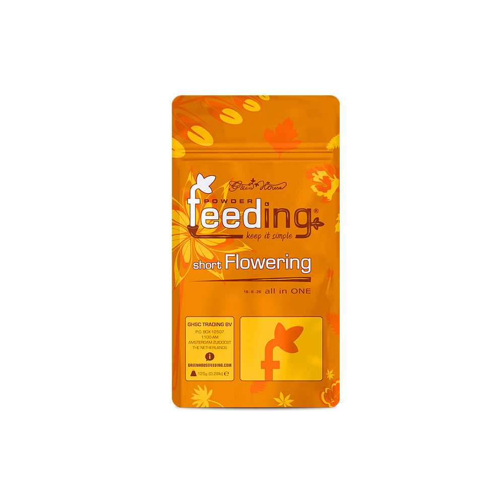 FEEDING SHORT FLOWERING 125GR GREEN HOUSE