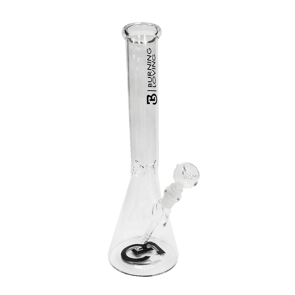 BONG GLASS 14 CLEAR BURNING LOVING-1
