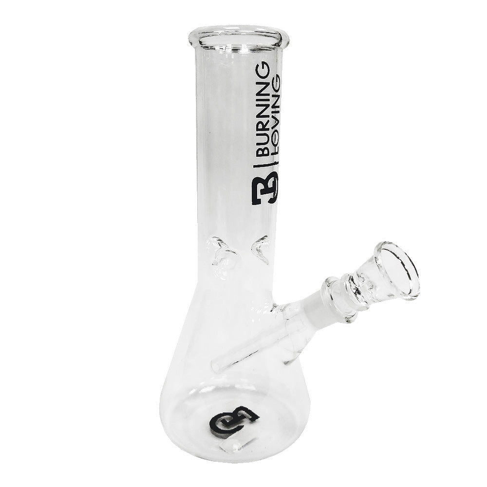 BONG GLASS 8 CONICAL CLEAR 20CM BURNING LOVING-1