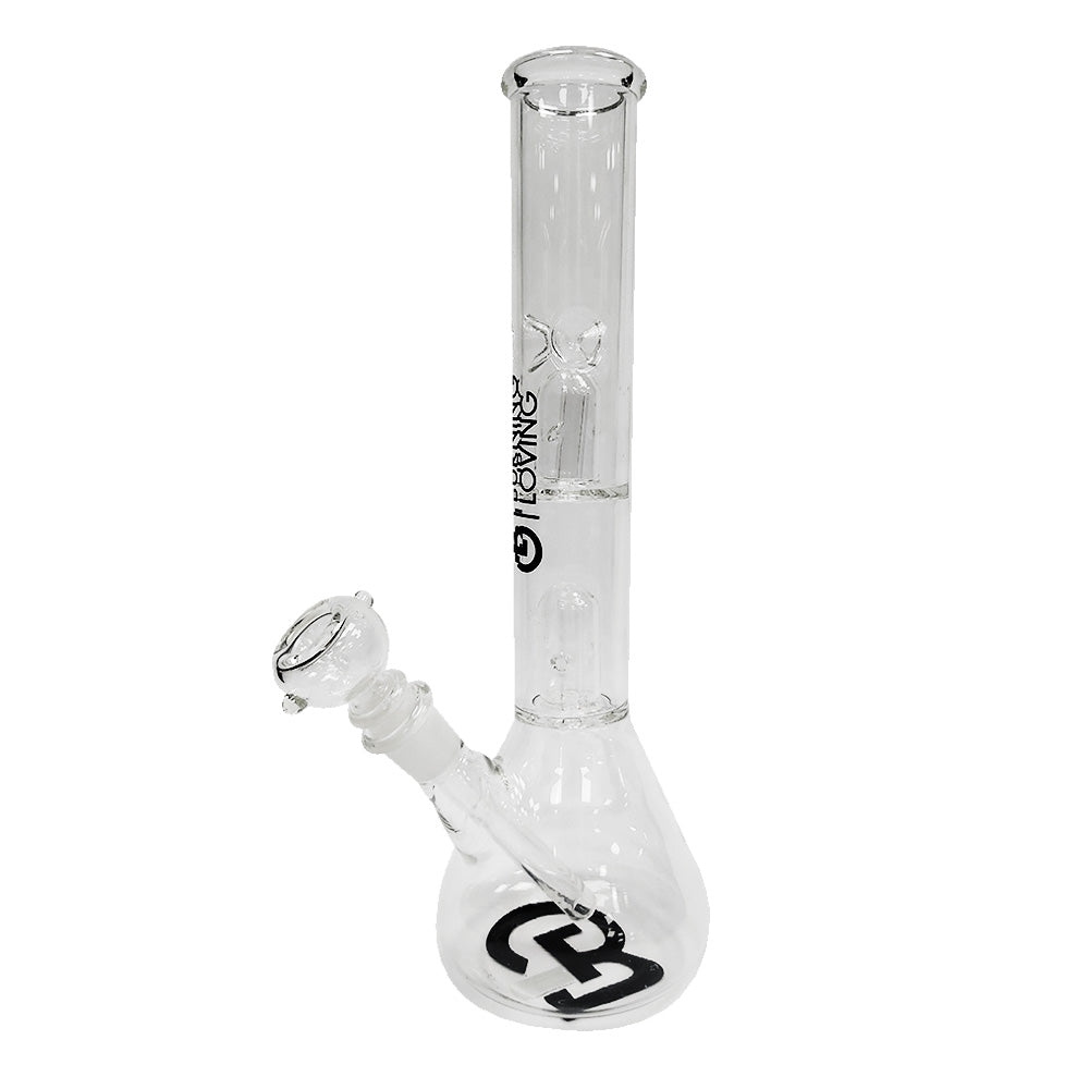 BONG GLASS 30CM DOBLE PERCOLADOR MAS ATRAPAHIELO BURNING LOVING-1