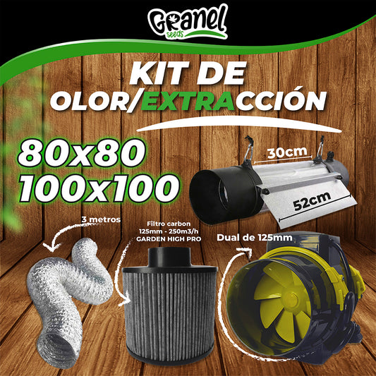KIT DE OLOR + EXTRACCION 80x80 - 100x100