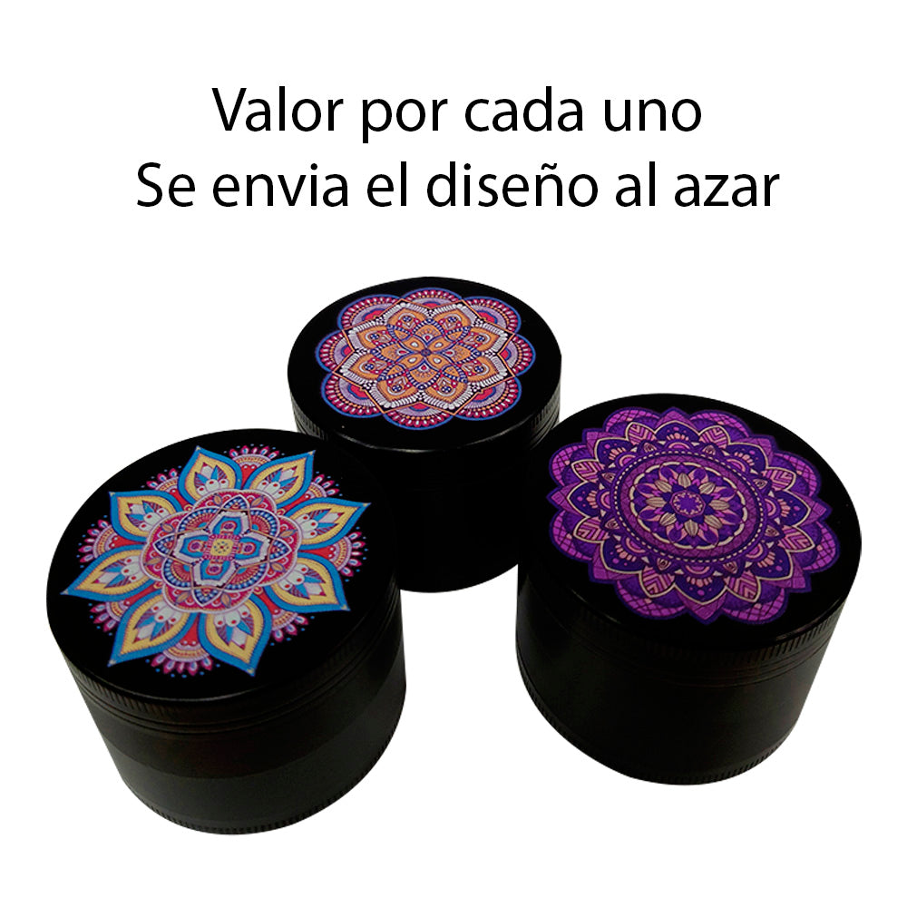 MOLEDOR MANDALA NEGRO 50MM DE 4 PISOS-1